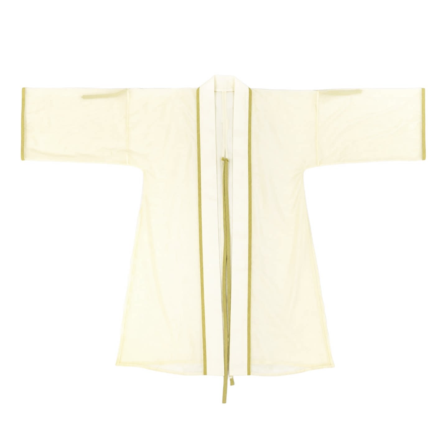 Dreamlike [Wizard of Oz] Original Song-style Daily Hanfu: Open-back Tencel Robe & Printed Pleated Skirt, Spring/Summer