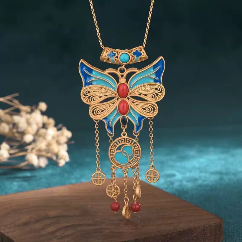 Enamel Necklace Collection|Hanfu Matching Necklacehan fu Chinese han fu hanfu male tang dynasty clothes chinese hanfu tang dynasty outfits traditiona hanfu dress chinese hanfu chinese style dress dress fashion cheongsam dress q