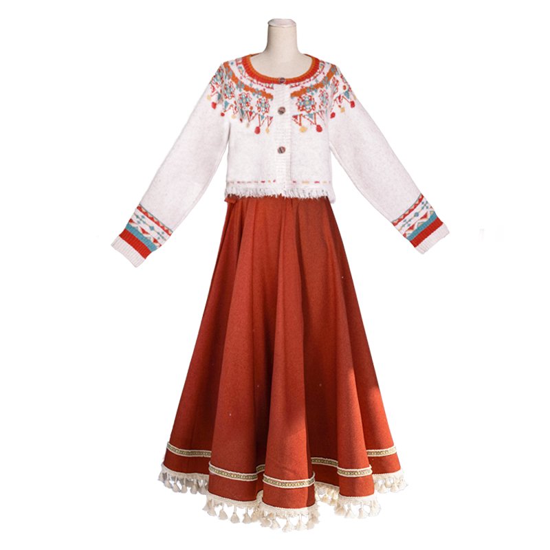 Nimeng Yunzhongge Sweater, Original Chinese-Style Ethnic-Inspired One-Piece Ruqun, Spring/Fall Casual Hanfu for Work