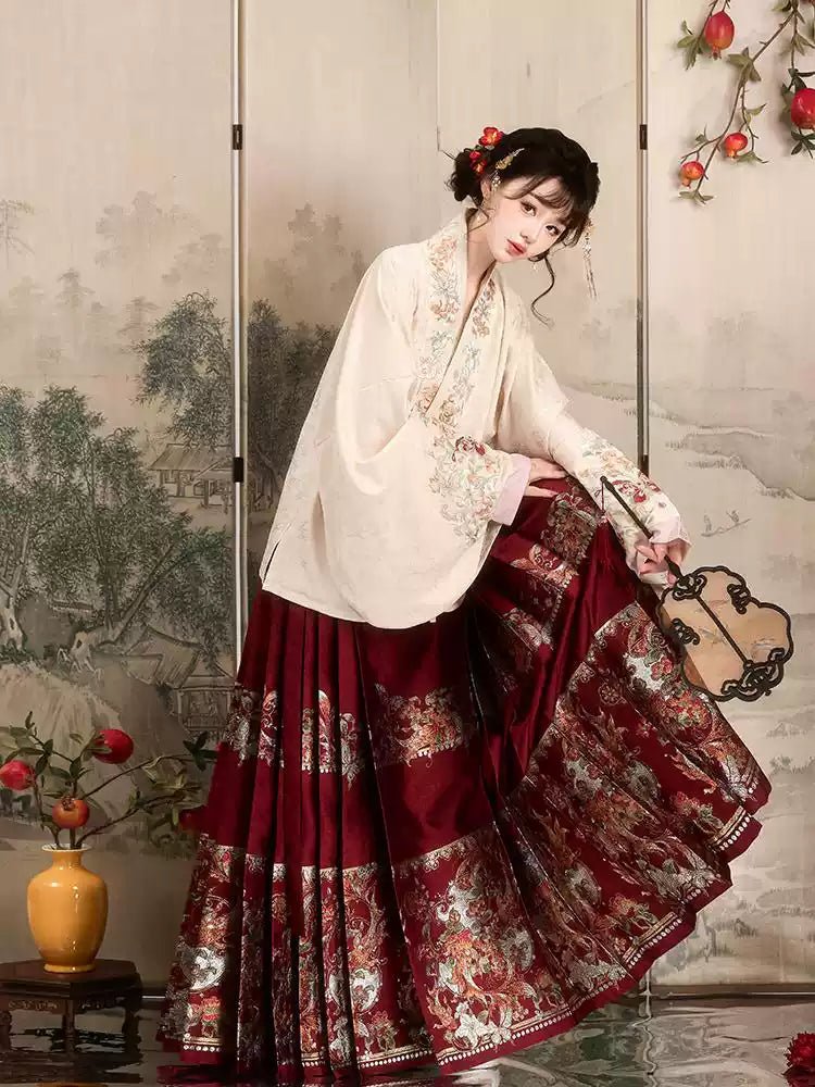 Floral Mist & Koihan fu Chinese han fu hanfu male tang dynasty clothes chinese hanfu tang dynasty outfits traditiona hanfu dress chinese hanfu chinese style dress dress fashion cheongsam dress q