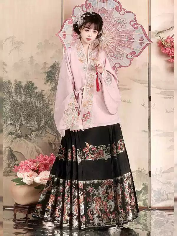 Floral Mist & Koihan fu Chinese han fu hanfu male tang dynasty clothes chinese hanfu tang dynasty outfits traditiona hanfu dress chinese hanfu chinese style dress dress fashion cheongsam dress q