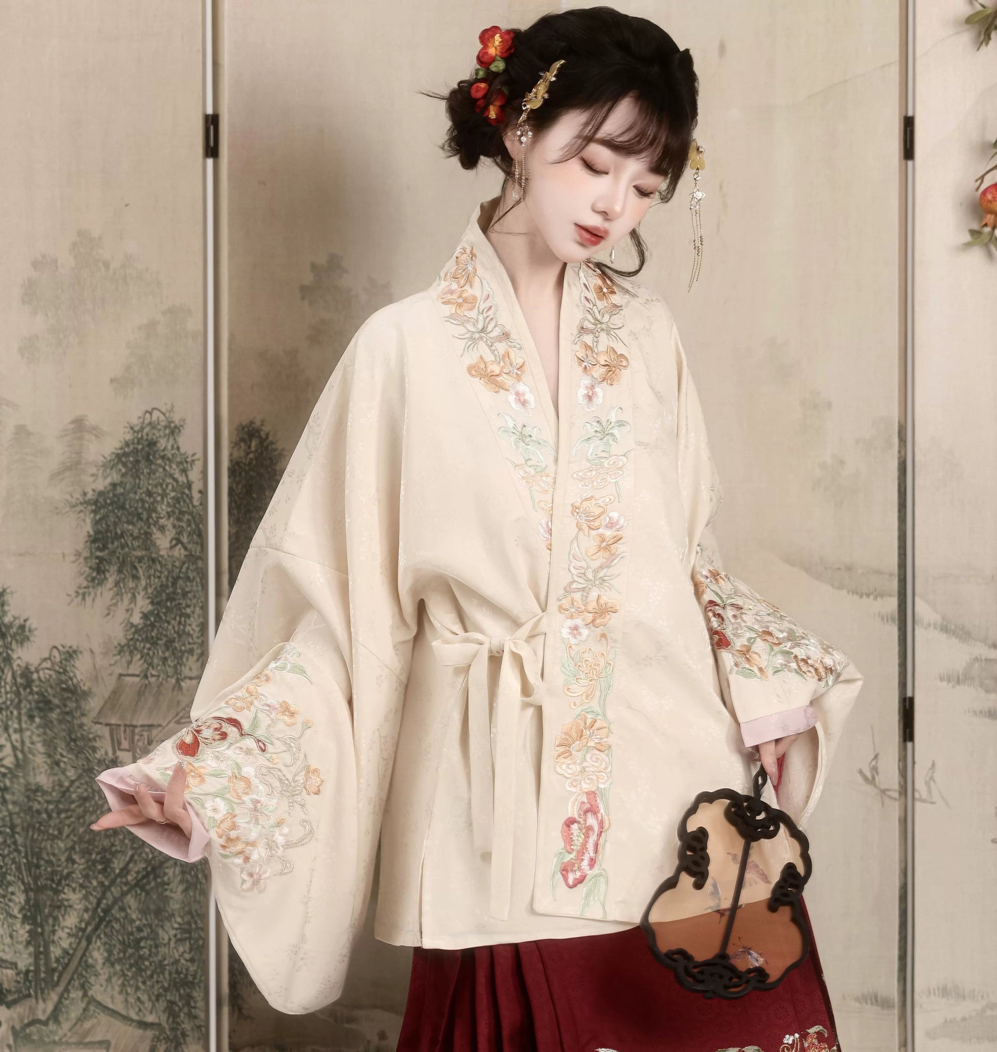 Floral Mist & Koihan fu Chinese han fu hanfu male tang dynasty clothes chinese hanfu tang dynasty outfits traditiona hanfu dress chinese hanfu chinese style dress dress fashion cheongsam dress q