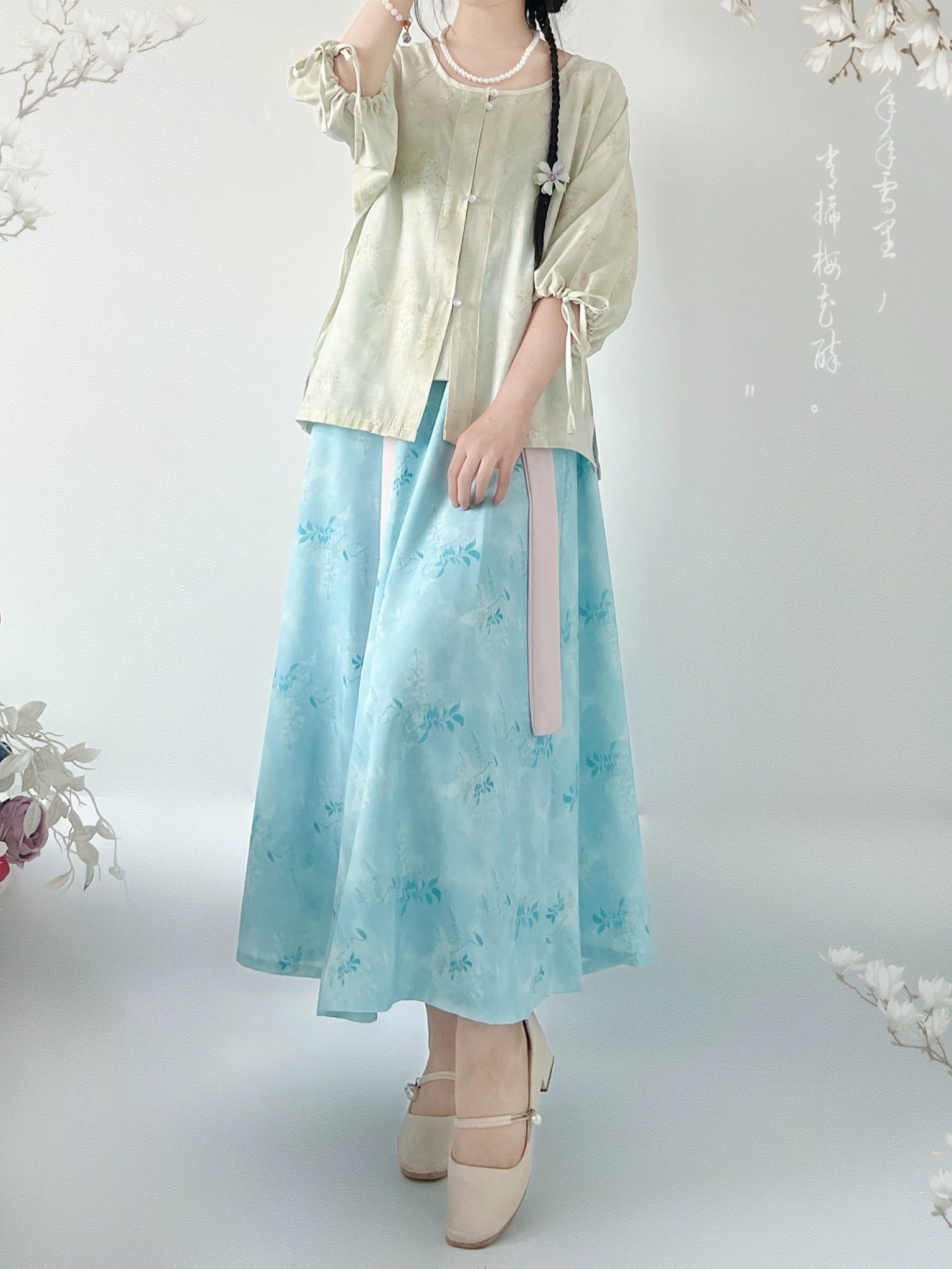 Flowers’ Promisehan fu Chinese han fu hanfu male tang dynasty clothes chinese hanfu tang dynasty outfits traditiona hanfu dress chinese hanfu chinese style dress dress fashion cheongsam dress q