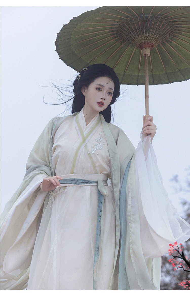 【Hanfu】A glance at the clear pool|Wei&Jin Large - sleeved shirthan fu Chinese han fu hanfu male tang dynasty clothes chinese hanfu tang dynasty outfits traditiona hanfu dress chinese hanfu chinese style dress dress fashion cheongsam dress q