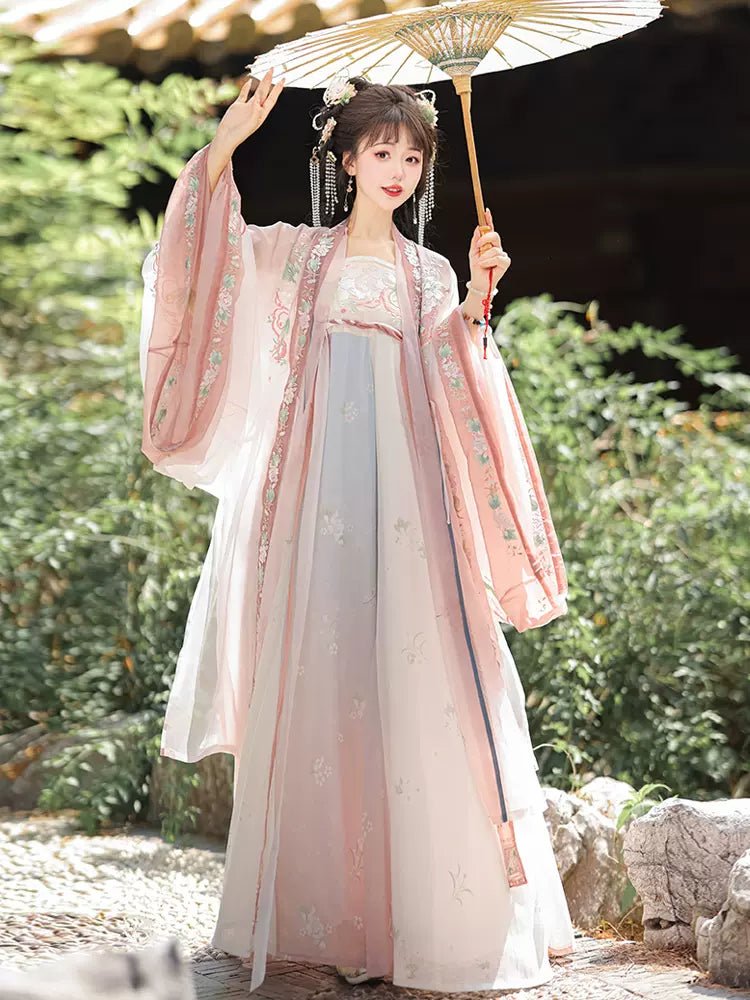 【Hanfu】A Pair of Pearls|Tang Chest - Length skirthan fu Chinese han fu hanfu male tang dynasty clothes chinese hanfu tang dynasty outfits traditiona hanfu dress chinese hanfu chinese style dress dress fashion cheongsam dress q