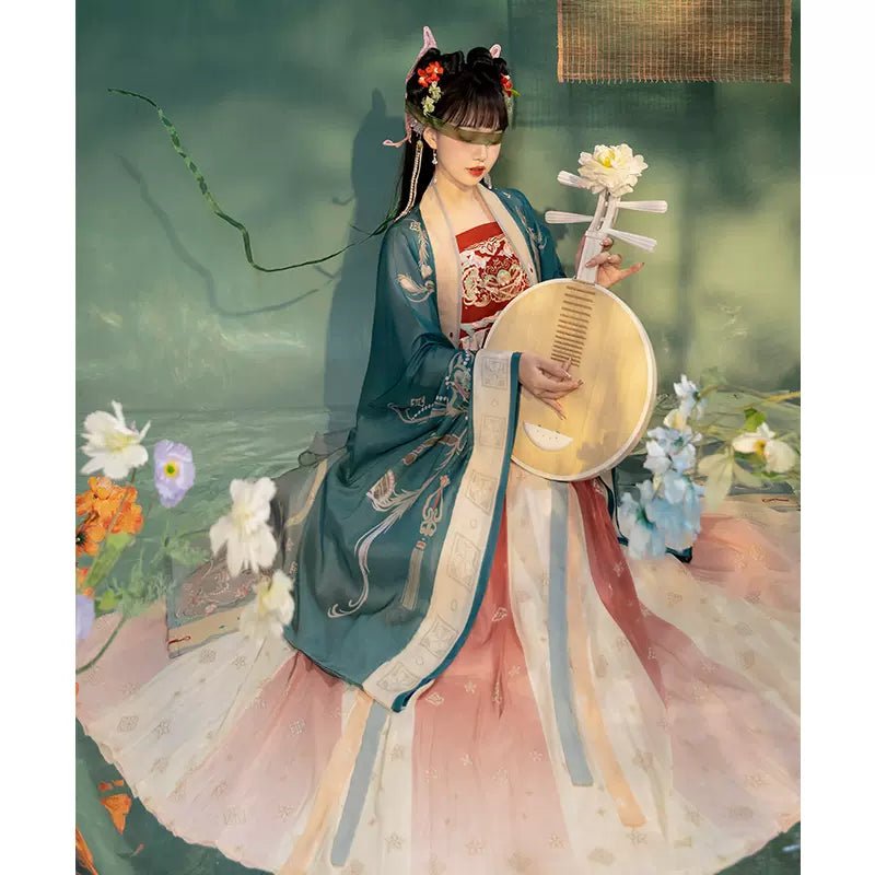 【Hanfu】A Song about Phoenix Hairpin |Tang Chest - Length skirthan fu Chinese han fu hanfu male tang dynasty clothes chinese hanfu tang dynasty outfits traditiona hanfu dress chinese hanfu chinese style dress dress fashion cheongsam dress q