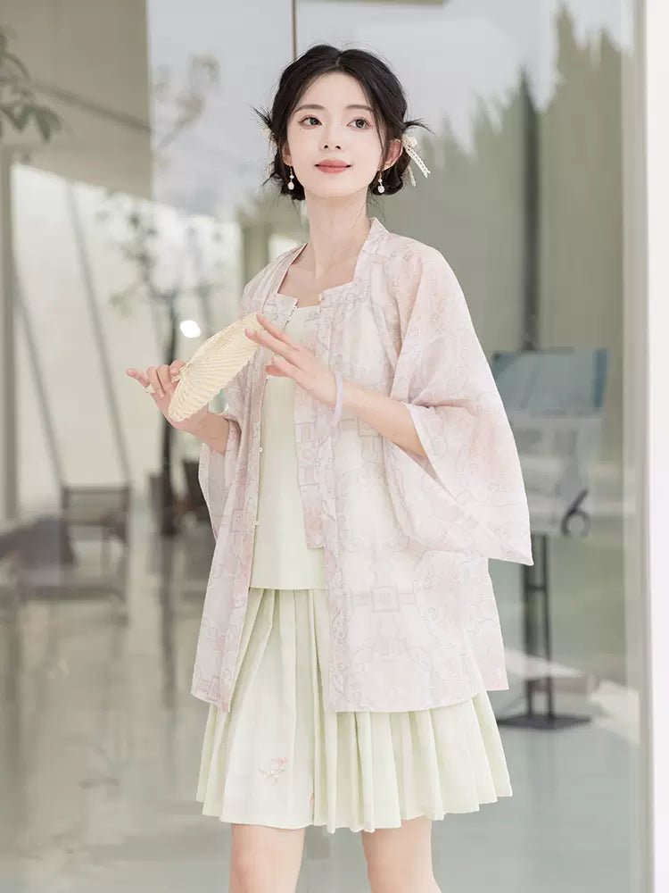 【Hanfu】Apricot Blossom in Gentle Rain |Modern Style Hanfuhan fu Chinese han fu hanfu male tang dynasty clothes chinese hanfu tang dynasty outfits traditiona hanfu dress chinese hanfu chinese style dress dress fashion cheongsam dress q