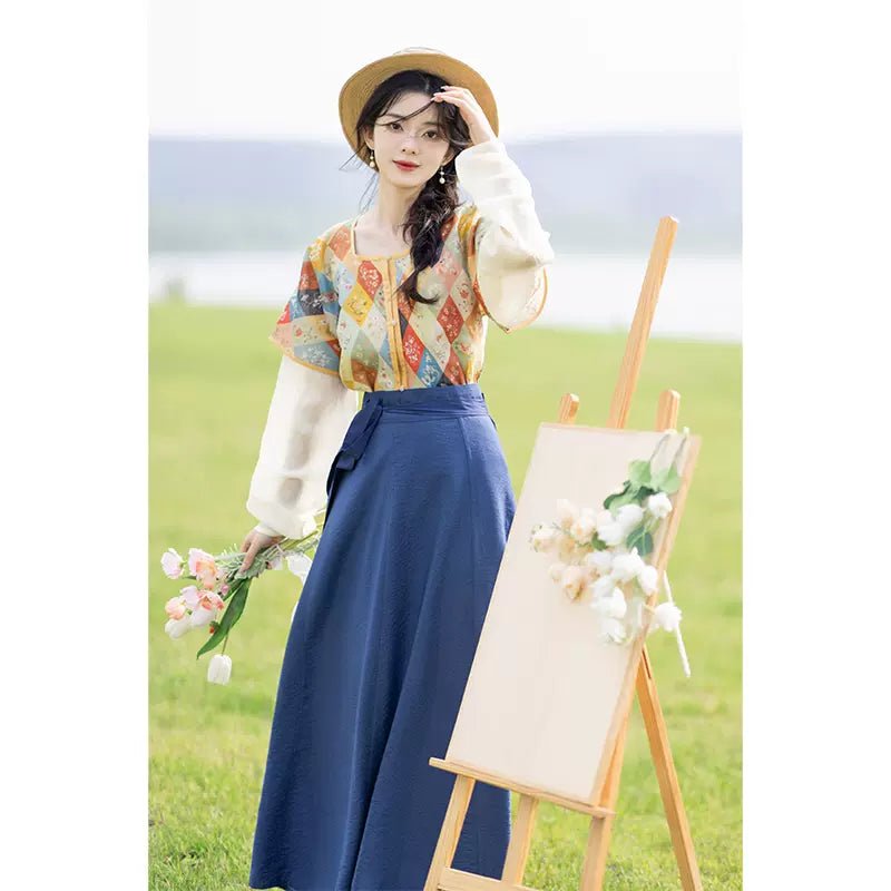 【Hanfu】Artistic Spring Breeze | Modern Style Hanfuhan fu Chinese han fu hanfu male tang dynasty clothes chinese hanfu tang dynasty outfits traditiona hanfu dress chinese hanfu chinese style dress dress fashion cheongsam dress q