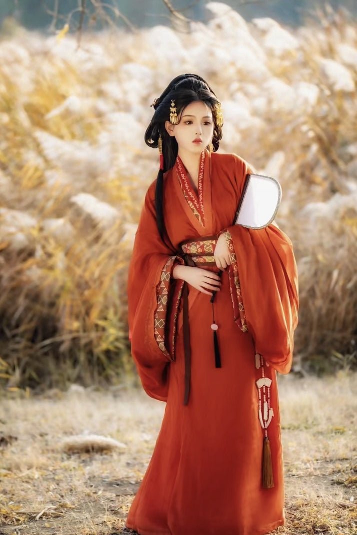 【Hanfu】Autumn Blaze Beauty | Wei & Jin Style Hanfuhan fu Chinese han fu hanfu male tang dynasty clothes chinese hanfu tang dynasty outfits traditiona hanfu dress chinese hanfu chinese style dress dress fashion cheongsam dress q