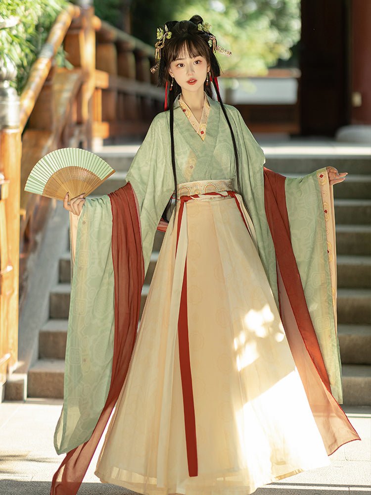 chinese style dress 【Hanfu】Autumn Radiance | Wei & Jin Style Hanfu