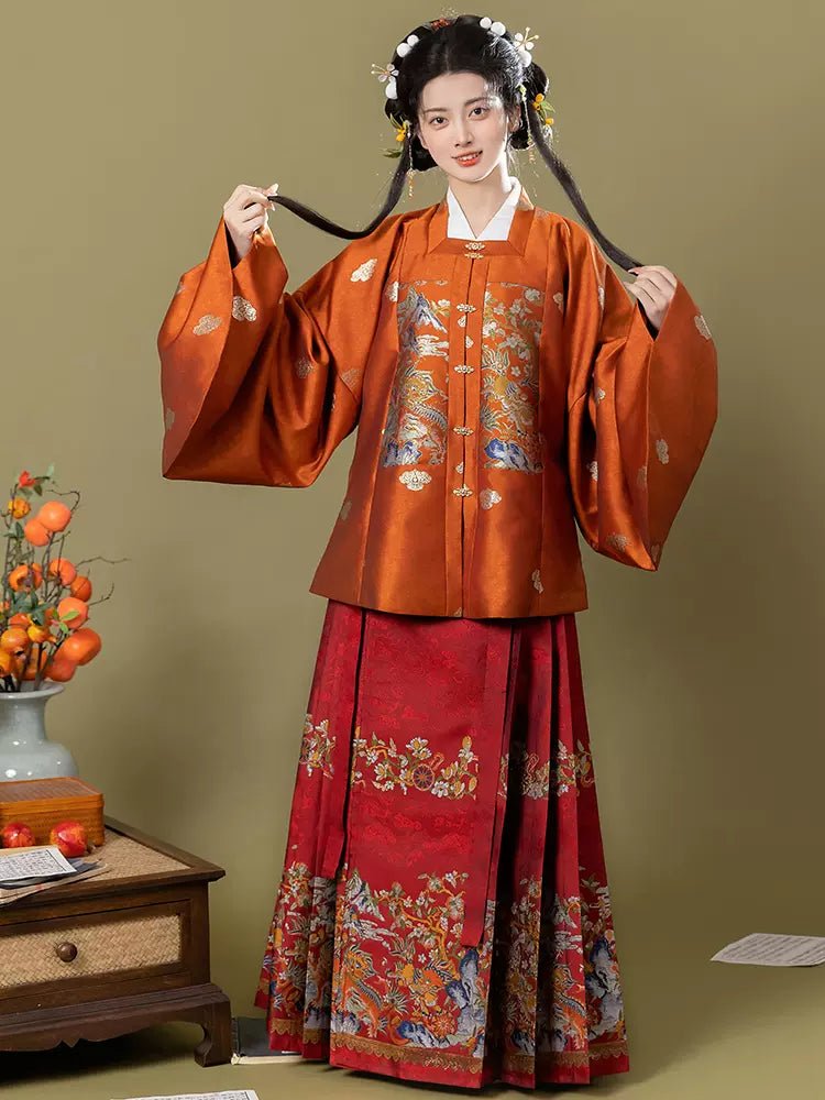 【Hanfu】Autumn Splendor | Ming Style Hanfuhan fu Chinese han fu hanfu male tang dynasty clothes chinese hanfu tang dynasty outfits traditiona hanfu dress chinese hanfu chinese style dress dress fashion cheongsam dress q