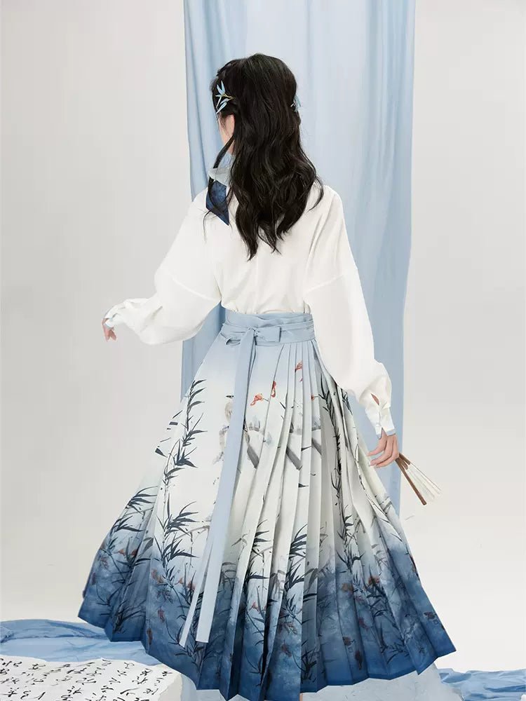 【Hanfu】Bamboo Ripple | Mamian skirthan fu Chinese han fu hanfu male tang dynasty clothes chinese hanfu tang dynasty outfits traditiona hanfu dress chinese hanfu chinese style dress dress fashion cheongsam dress q