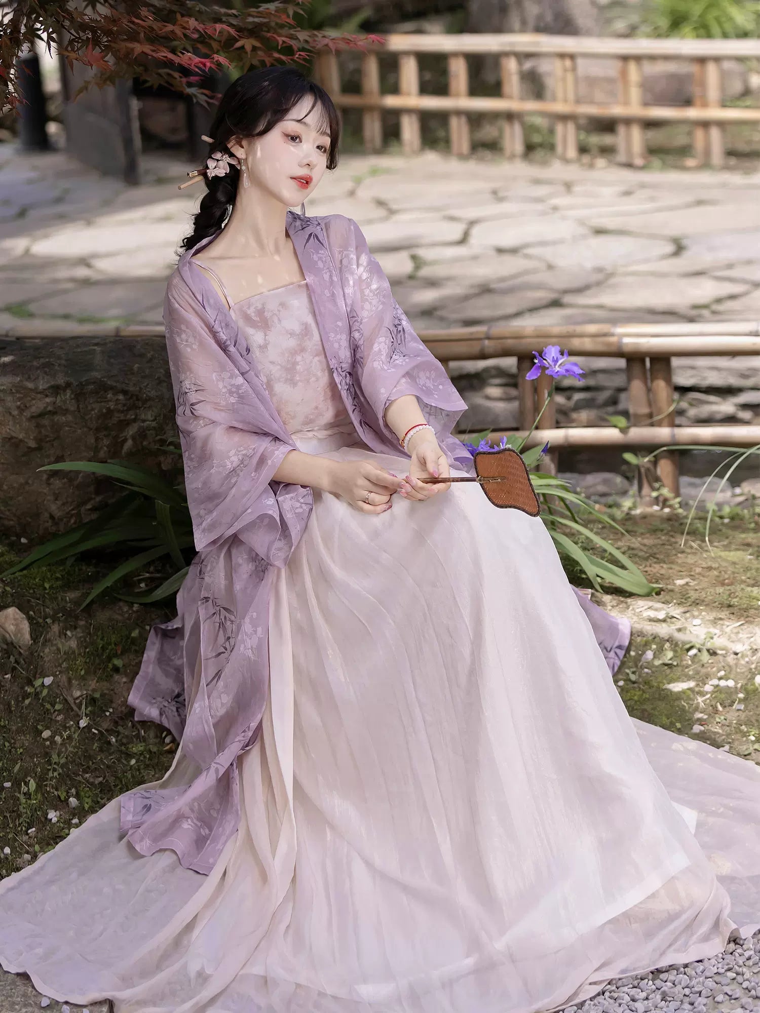 【Hanfu】Blissful Garden Charm | Song Chest - length skirthan fu Chinese han fu hanfu male tang dynasty clothes chinese hanfu tang dynasty outfits traditiona hanfu dress chinese hanfu chinese style dress dress fashion cheongsam dress q