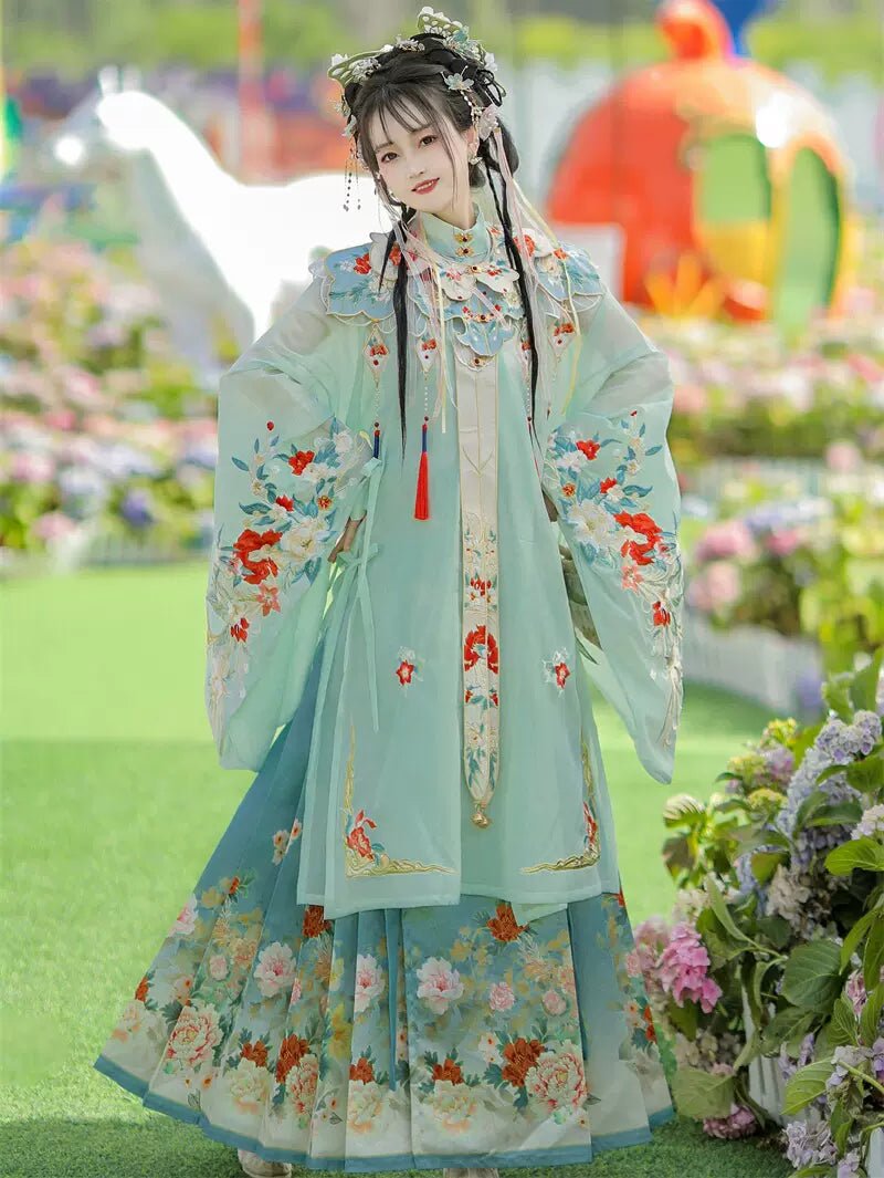【Hanfu】Blooming Radiance | Ming Style Hanfuhan fu Chinese han fu hanfu male tang dynasty clothes chinese hanfu tang dynasty outfits traditiona hanfu dress chinese hanfu chinese style dress dress fashion cheongsam dress q
