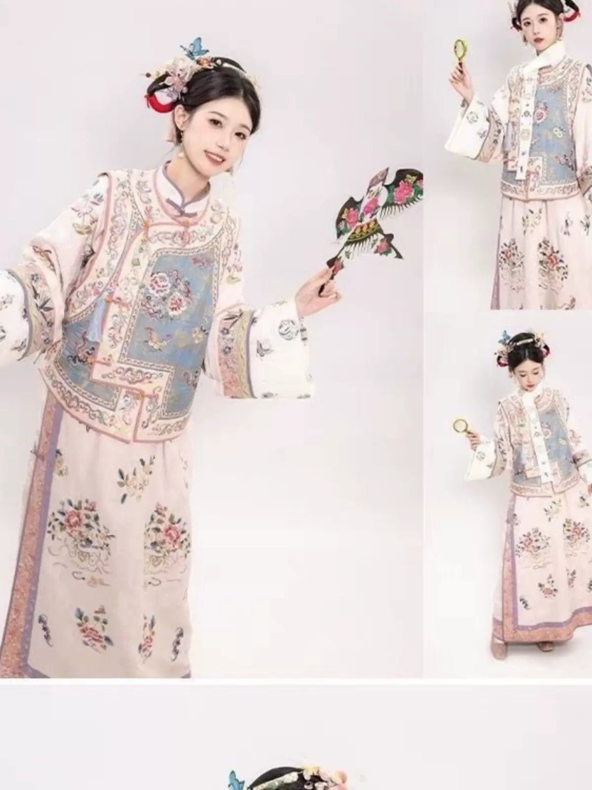 【Hanfu】Blossom Parasol Radiance | Qing Style Hanfuhan fu Chinese han fu hanfu male tang dynasty clothes chinese hanfu tang dynasty outfits traditiona hanfu dress chinese hanfu chinese style dress dress fashion cheongsam dress q