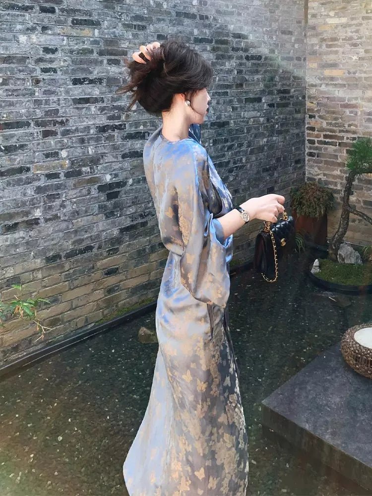 【Hanfu】Blossoms of Silk Elegance | Cheongsam/Qipaohan fu Chinese han fu hanfu male tang dynasty clothes chinese hanfu tang dynasty outfits traditiona hanfu dress chinese hanfu chinese style dress dress fashion cheongsam dress q