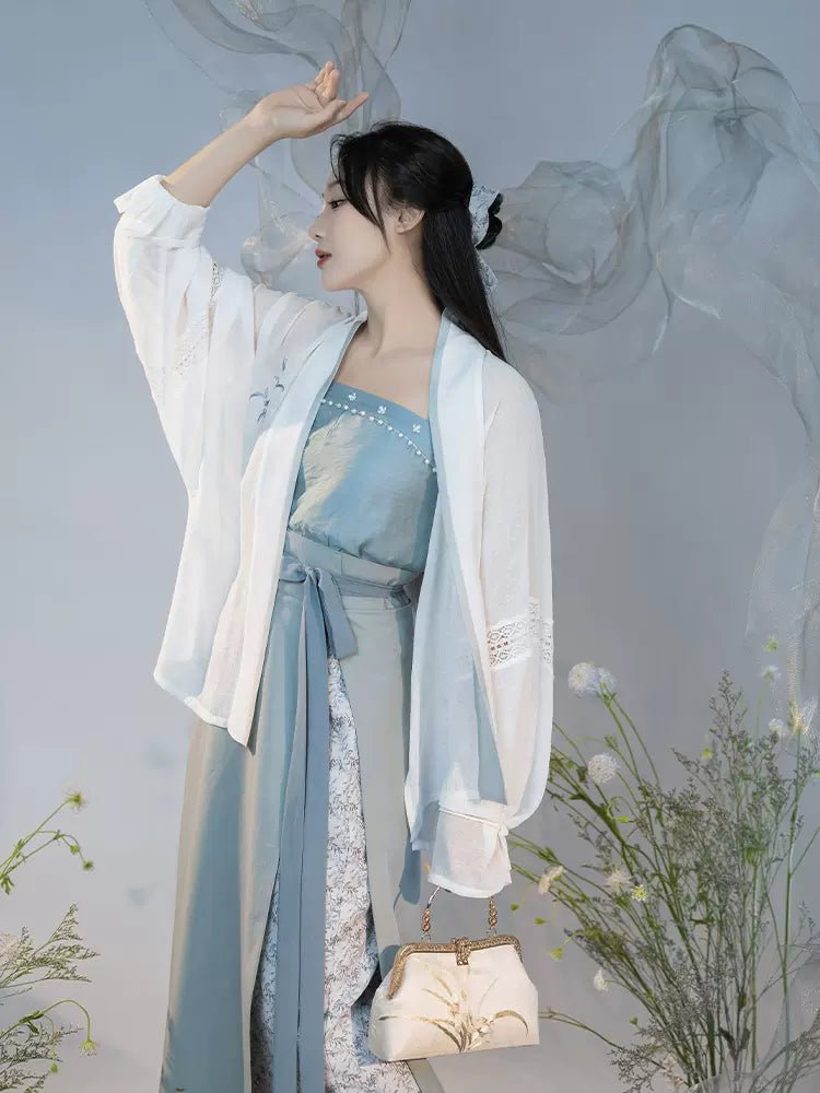【Hanfu】﻿Blue jasmine|蓝茉莉han fu Chinese han fu hanfu male tang dynasty clothes chinese hanfu tang dynasty outfits traditiona hanfu dress chinese hanfu chinese style dress dress fashion cheongsam dress q