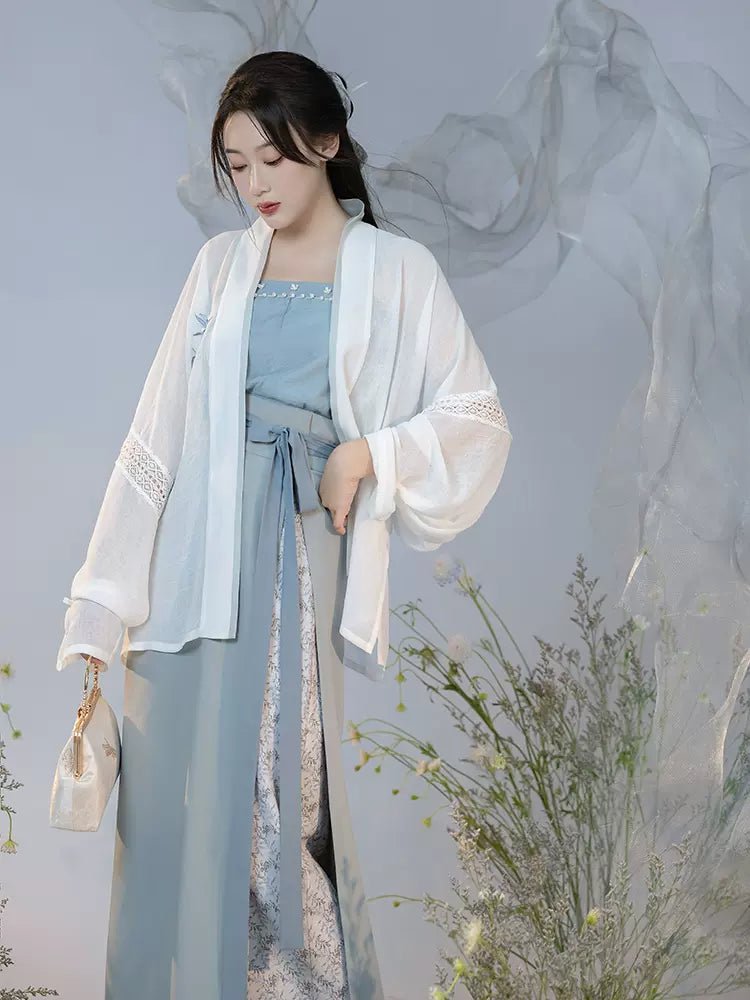 【Hanfu】﻿Blue jasmine|蓝茉莉han fu Chinese han fu hanfu male tang dynasty clothes chinese hanfu tang dynasty outfits traditiona hanfu dress chinese hanfu chinese style dress dress fashion cheongsam dress q