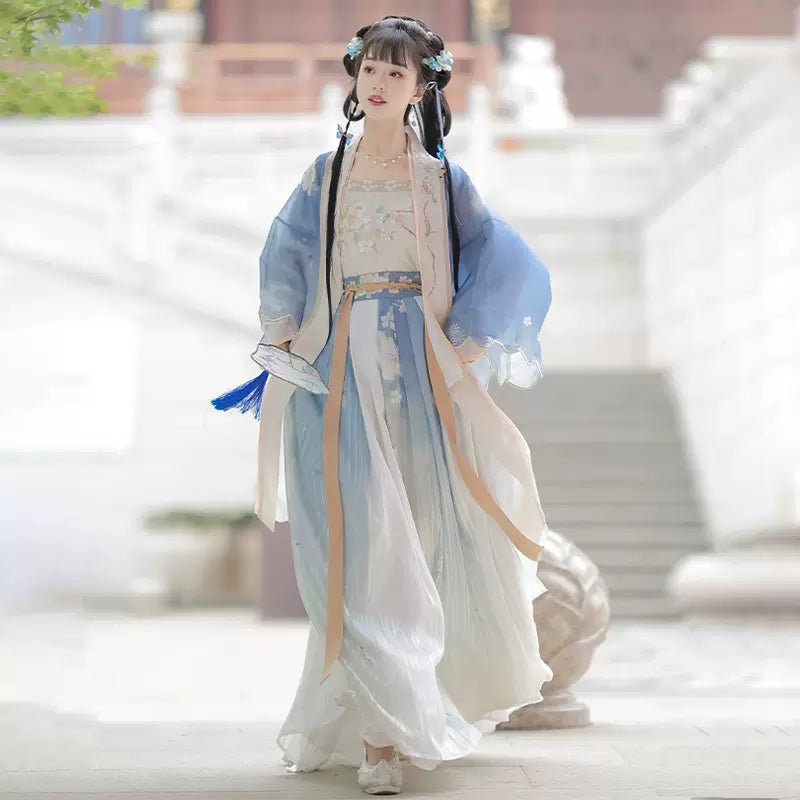 【Hanfu】Celestial Breeze | Song Chest - length skirthan fu Chinese han fu hanfu male tang dynasty clothes chinese hanfu tang dynasty outfits traditiona hanfu dress chinese hanfu chinese style dress dress fashion cheongsam dress q