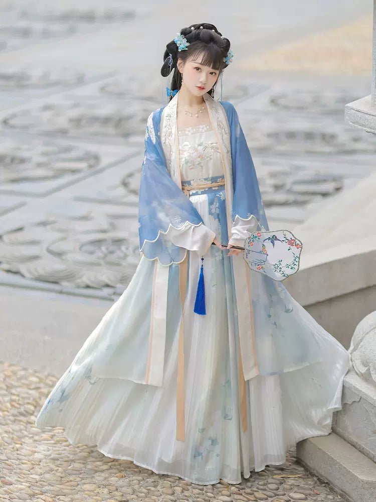 【Hanfu】Celestial Breeze | Song Chest - length skirthan fu Chinese han fu hanfu male tang dynasty clothes chinese hanfu tang dynasty outfits traditiona hanfu dress chinese hanfu chinese style dress dress fashion cheongsam dress q
