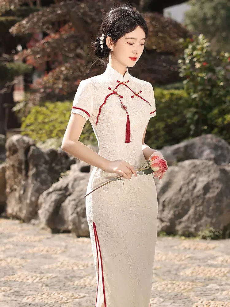 【Hanfu】Crimson Orchid Elegance | Cheongsam/Qipaohan fu Chinese han fu hanfu male tang dynasty clothes chinese hanfu tang dynasty outfits traditiona hanfu dress chinese hanfu chinese style dress dress fashion cheongsam dress q