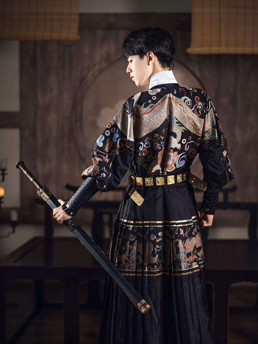 【Hanfu】Crimson Valor | Ming Style Hanfuhan fu Chinese han fu hanfu male tang dynasty clothes chinese hanfu tang dynasty outfits traditiona hanfu dress chinese hanfu chinese style dress dress fashion cheongsam dress q