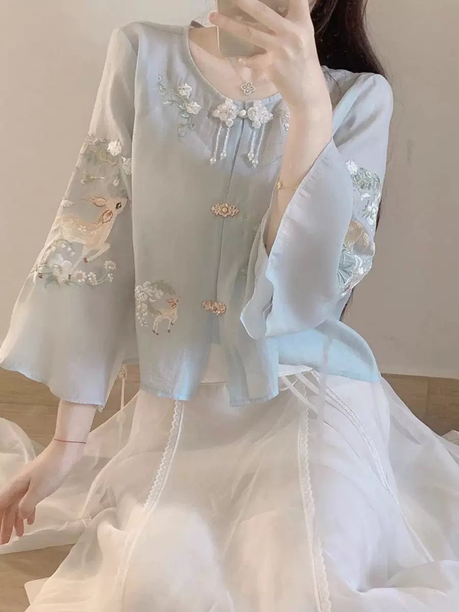 Hanfu】Cute Deer|Modern skirt