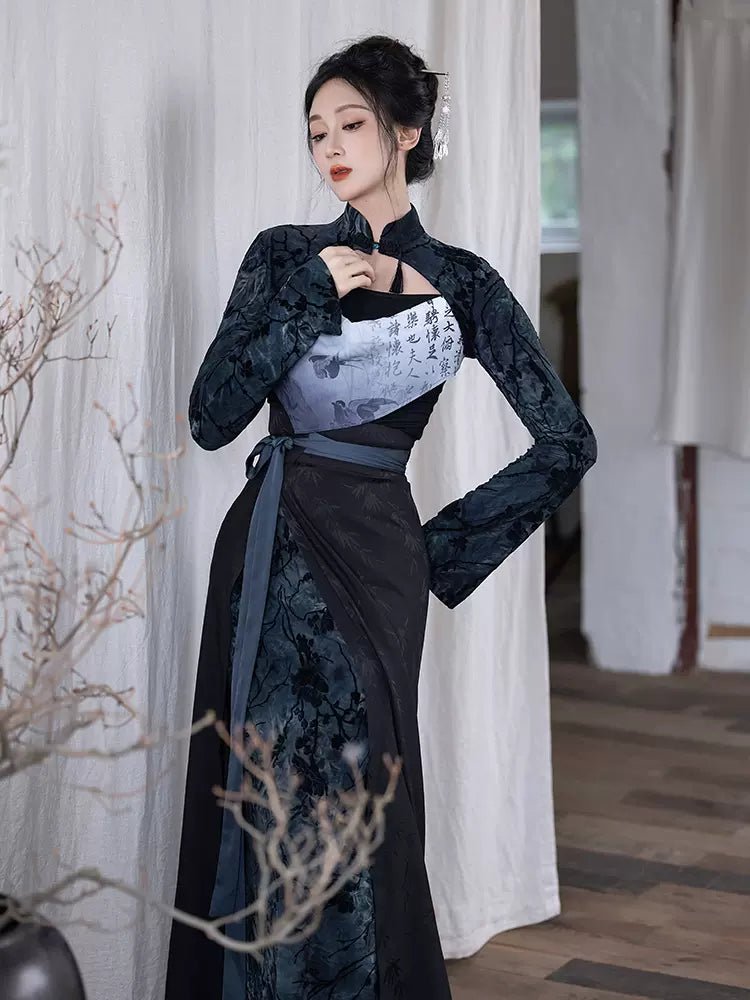 【Hanfu】Danqing|丹青han fu Chinese han fu hanfu male tang dynasty clothes chinese hanfu tang dynasty outfits traditiona hanfu dress chinese hanfu chinese style dress dress fashion cheongsam dress q