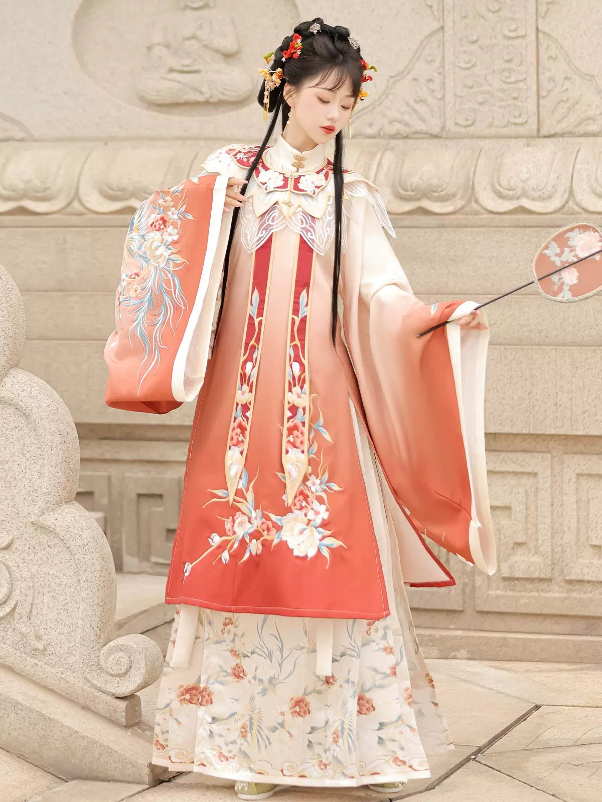 【Hanfu】Dawn's Floral Radiance | Ming Style Hanfuhan fu Chinese han fu hanfu male tang dynasty clothes chinese hanfu tang dynasty outfits traditiona hanfu dress chinese hanfu chinese style dress dress fashion cheongsam dress q