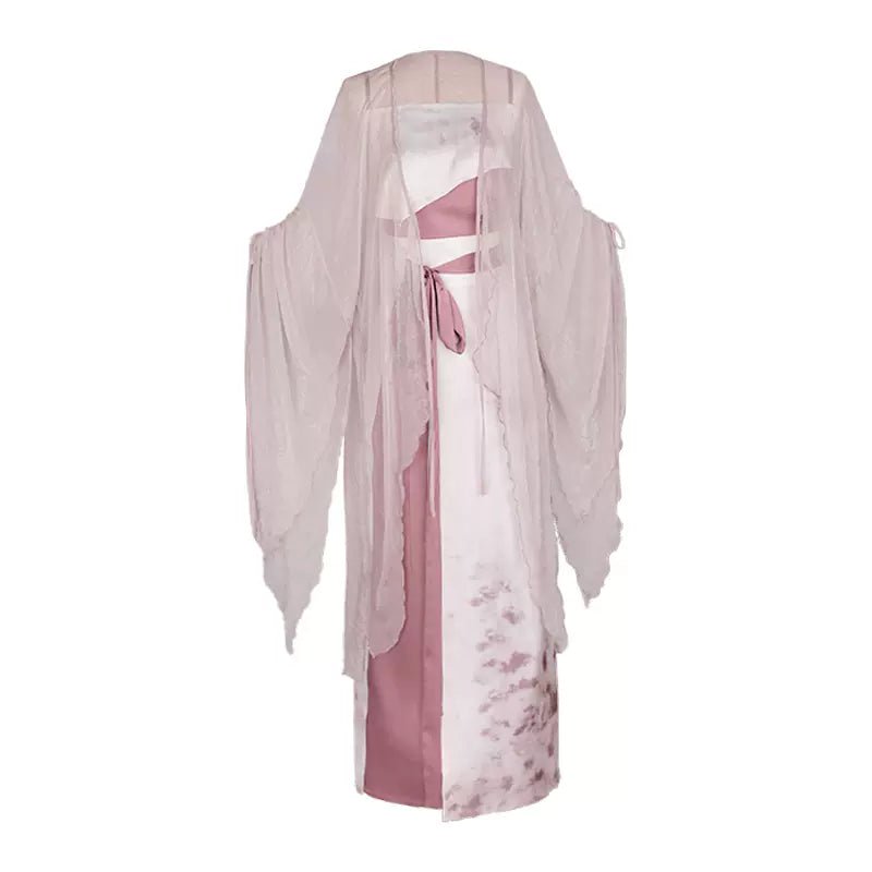 【Hanfu】Dreaming of rouge snow|New Chinese fairy cardigan sethan fu Chinese han fu hanfu male tang dynasty clothes chinese hanfu tang dynasty outfits traditiona hanfu dress chinese hanfu chinese style dress dress fashion cheongsam dress q