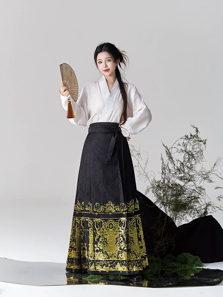 【Hanfu】Dunhuang Fairy Deer|Ming Horse - faced skirthan fu Chinese han fu hanfu male tang dynasty clothes chinese hanfu tang dynasty outfits traditiona hanfu dress chinese hanfu chinese style dress dress fashion cheongsam dress q
