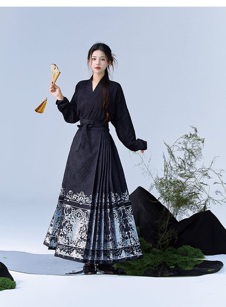 【Hanfu】Dunhuang Fairy Deer|Ming Horse - faced skirthan fu Chinese han fu hanfu male tang dynasty clothes chinese hanfu tang dynasty outfits traditiona hanfu dress chinese hanfu chinese style dress dress fashion cheongsam dress q