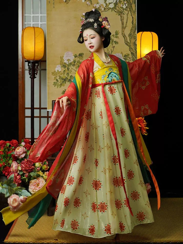 【Hanfu】Dunhuang is like a dream|Tang chest - length skirthan fu Chinese han fu hanfu male tang dynasty clothes chinese hanfu tang dynasty outfits traditiona hanfu dress chinese hanfu chinese style dress dress fashion cheongsam dress q