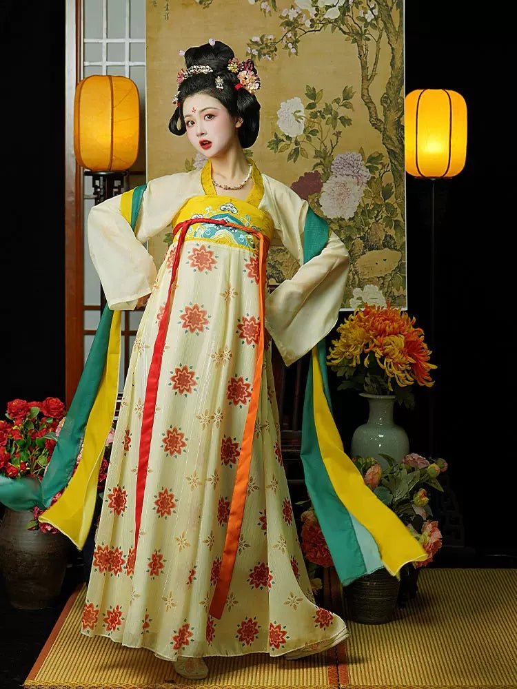 【Hanfu】Dunhuang is like a dream|Tang chest - length skirthan fu Chinese han fu hanfu male tang dynasty clothes chinese hanfu tang dynasty outfits traditiona hanfu dress chinese hanfu chinese style dress dress fashion cheongsam dress q