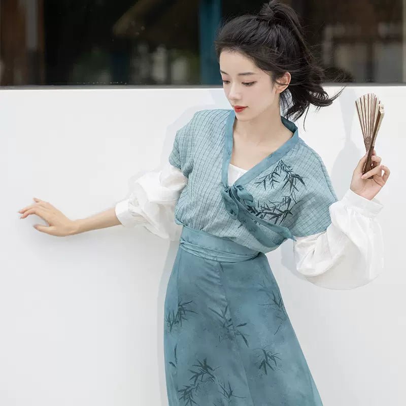 【Hanfu】Elegant Bamboo Charm | Tang & Modern Style Hanfuhan fu Chinese han fu hanfu male tang dynasty clothes chinese hanfu tang dynasty outfits traditiona hanfu dress chinese hanfu chinese style dress dress fashion cheongsam dress q