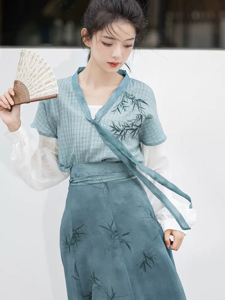 【Hanfu】Elegant Bamboo Charm | Tang & Modern Style Hanfuhan fu Chinese han fu hanfu male tang dynasty clothes chinese hanfu tang dynasty outfits traditiona hanfu dress chinese hanfu chinese style dress dress fashion cheongsam dress q