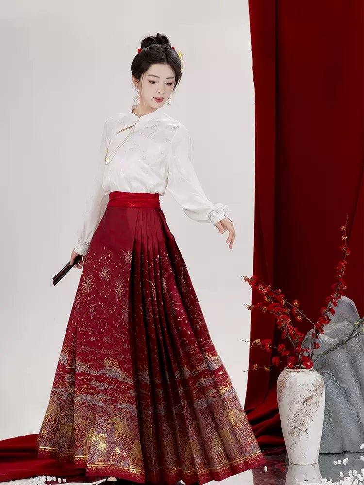 【Hanfu】Elegant Garments of Rich Youth | Mamian skirthan fu Chinese han fu hanfu male tang dynasty clothes chinese hanfu tang dynasty outfits traditiona hanfu dress chinese hanfu chinese style dress dress fashion cheongsam dress q