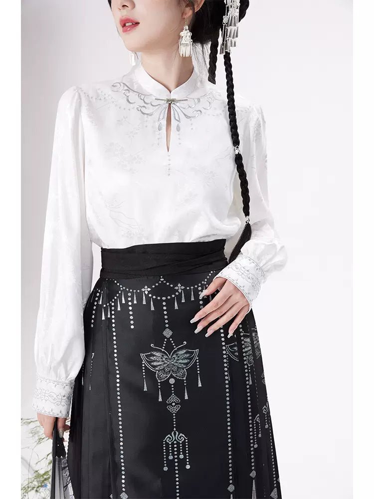 【Hanfu】Elegant Poetic Charm | Mamian skirthan fu Chinese han fu hanfu male tang dynasty clothes chinese hanfu tang dynasty outfits traditiona hanfu dress chinese hanfu chinese style dress dress fashion cheongsam dress q