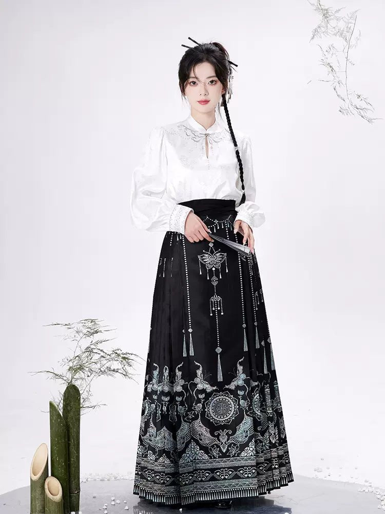 【Hanfu】Elegant Poetic Charm | Mamian skirthan fu Chinese han fu hanfu male tang dynasty clothes chinese hanfu tang dynasty outfits traditiona hanfu dress chinese hanfu chinese style dress dress fashion cheongsam dress q