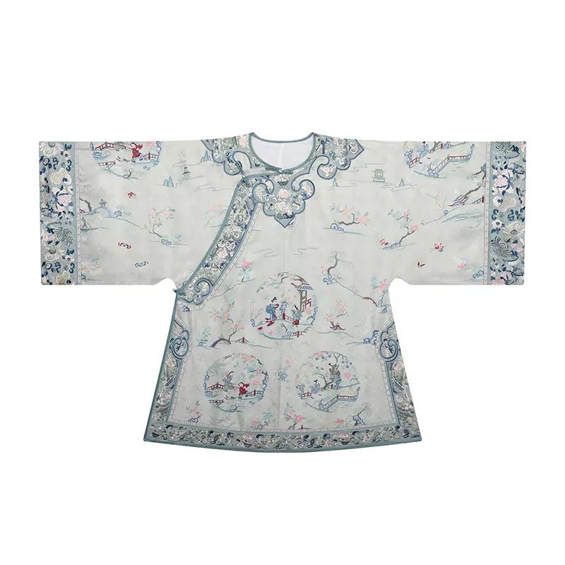 【Hanfu】Emerald Mist Serenity | Qing Style Hanfuhan fu Chinese han fu hanfu male tang dynasty clothes chinese hanfu tang dynasty outfits traditiona hanfu dress chinese hanfu chinese style dress dress fashion cheongsam dress q