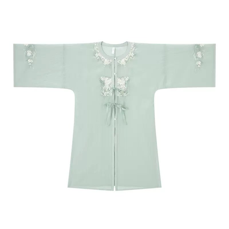 【Hanfu】Emerald Sleeves in Green | Modern Style Hanfuhan fu Chinese han fu hanfu male tang dynasty clothes chinese hanfu tang dynasty outfits traditiona hanfu dress chinese hanfu chinese style dress dress fashion cheongsam dress q