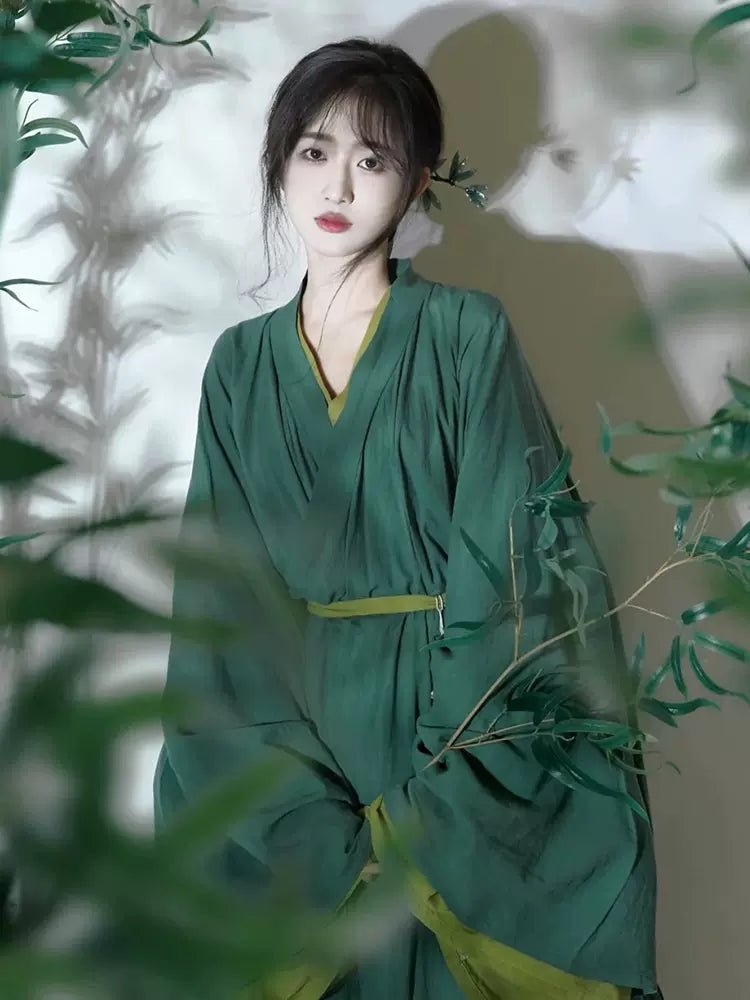 HanfuEmerald Whisper of Nature | Wei & Jin Style Hanfu - Hanrong Hanfu Chinese Traditional Clothes Newmoondance Nuwahanfu Fashionhanfu Newfanfu HanfuEmerald Whisper of Nature | Wei & Jin Style Hanfu - Hanrong Hanfu Chinese Traditional Clothes Newmoondance Nuwahanfu Fashionhanfu Newfanfu