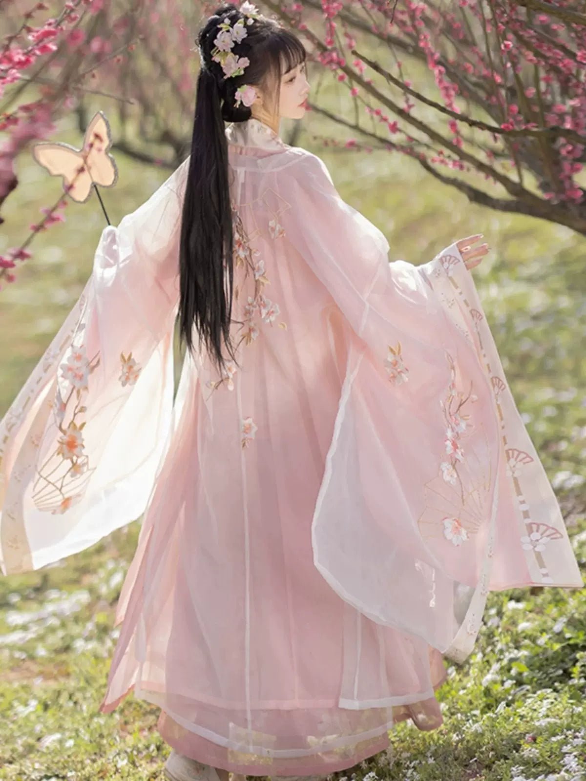 【Hanfu】Flowers in spring|Song waist - length skirthan fu Chinese han fu hanfu male tang dynasty clothes chinese hanfu tang dynasty outfits traditiona hanfu dress chinese hanfu chinese style dress dress fashion cheongsam dress q