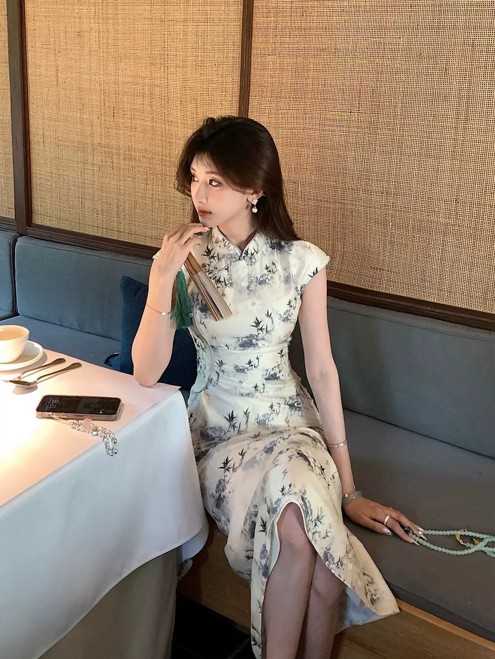 【Hanfu】Garden Grace | Cheongsam/Qipaohan fu Chinese han fu hanfu male tang dynasty clothes chinese hanfu tang dynasty outfits traditiona hanfu dress chinese hanfu chinese style dress dress fashion cheongsam dress q