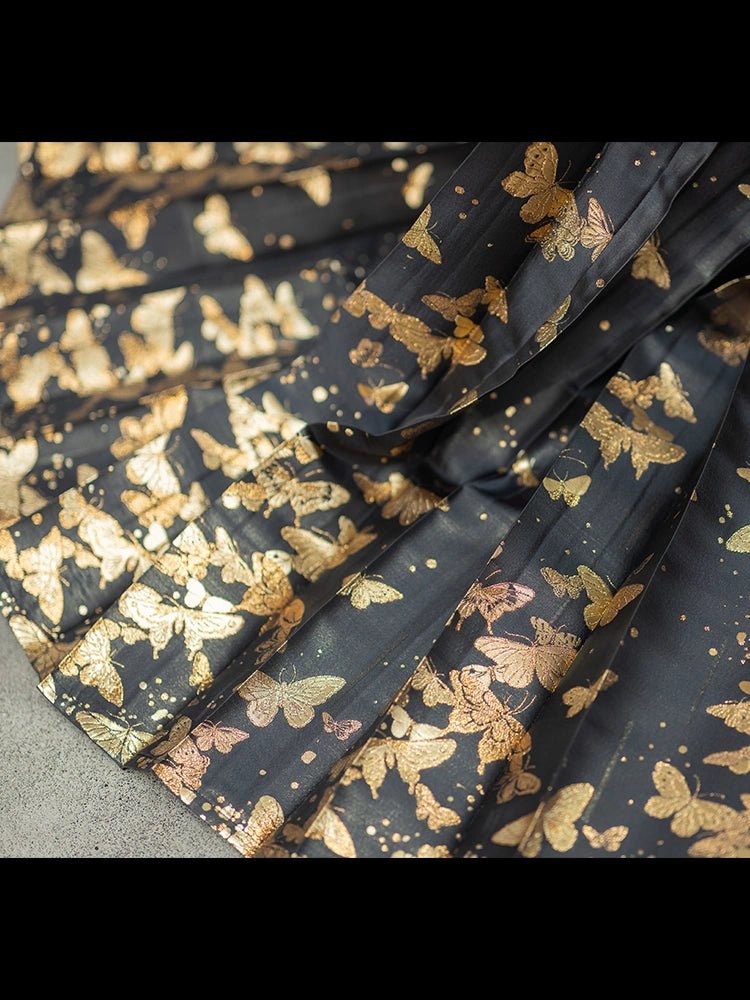 【Hanfu】Golden Butterflies Dance | Mamian skirthan fu Chinese han fu hanfu male tang dynasty clothes chinese hanfu tang dynasty outfits traditiona hanfu dress chinese hanfu chinese style dress dress fashion cheongsam dress q