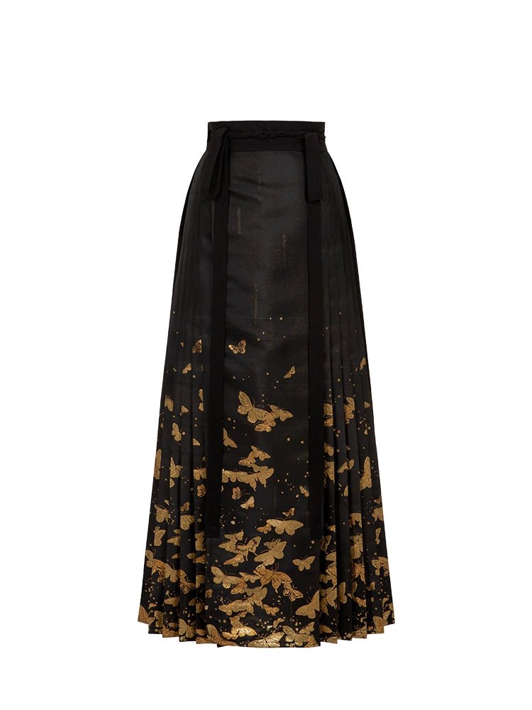【Hanfu】Golden Butterflies Dance | Mamian skirthan fu Chinese han fu hanfu male tang dynasty clothes chinese hanfu tang dynasty outfits traditiona hanfu dress chinese hanfu chinese style dress dress fashion cheongsam dress q