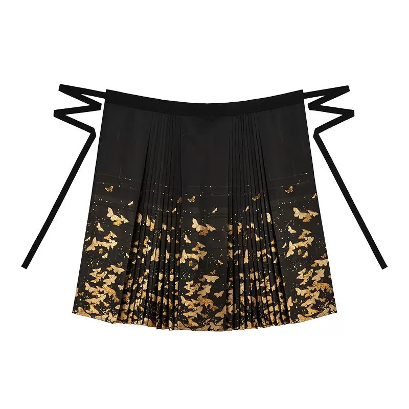 【Hanfu】Golden Butterflies Dance | Mamian skirthan fu Chinese han fu hanfu male tang dynasty clothes chinese hanfu tang dynasty outfits traditiona hanfu dress chinese hanfu chinese style dress dress fashion cheongsam dress q