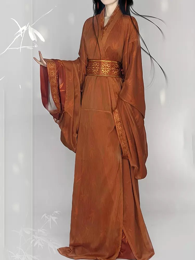 【Hanfu】Golden Harvest Serenity | Chunqiu to Han Dynasty Style Hanfuhan fu Chinese han fu hanfu male tang dynasty clothes chinese hanfu tang dynasty outfits traditiona hanfu dress chinese hanfu chinese style dress dress fashion cheongsam dress q