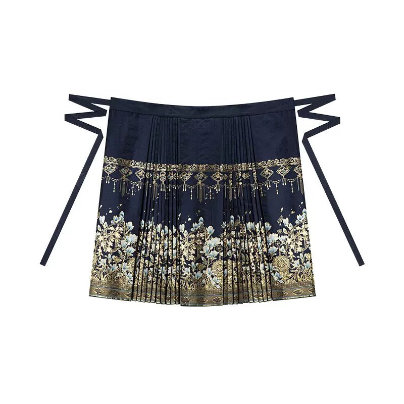 【Hanfu】Golden Jade Begonia|Ming Horse - Faced skirthan fu Chinese han fu hanfu male tang dynasty clothes chinese hanfu tang dynasty outfits traditiona hanfu dress chinese hanfu chinese style dress dress fashion cheongsam dress q