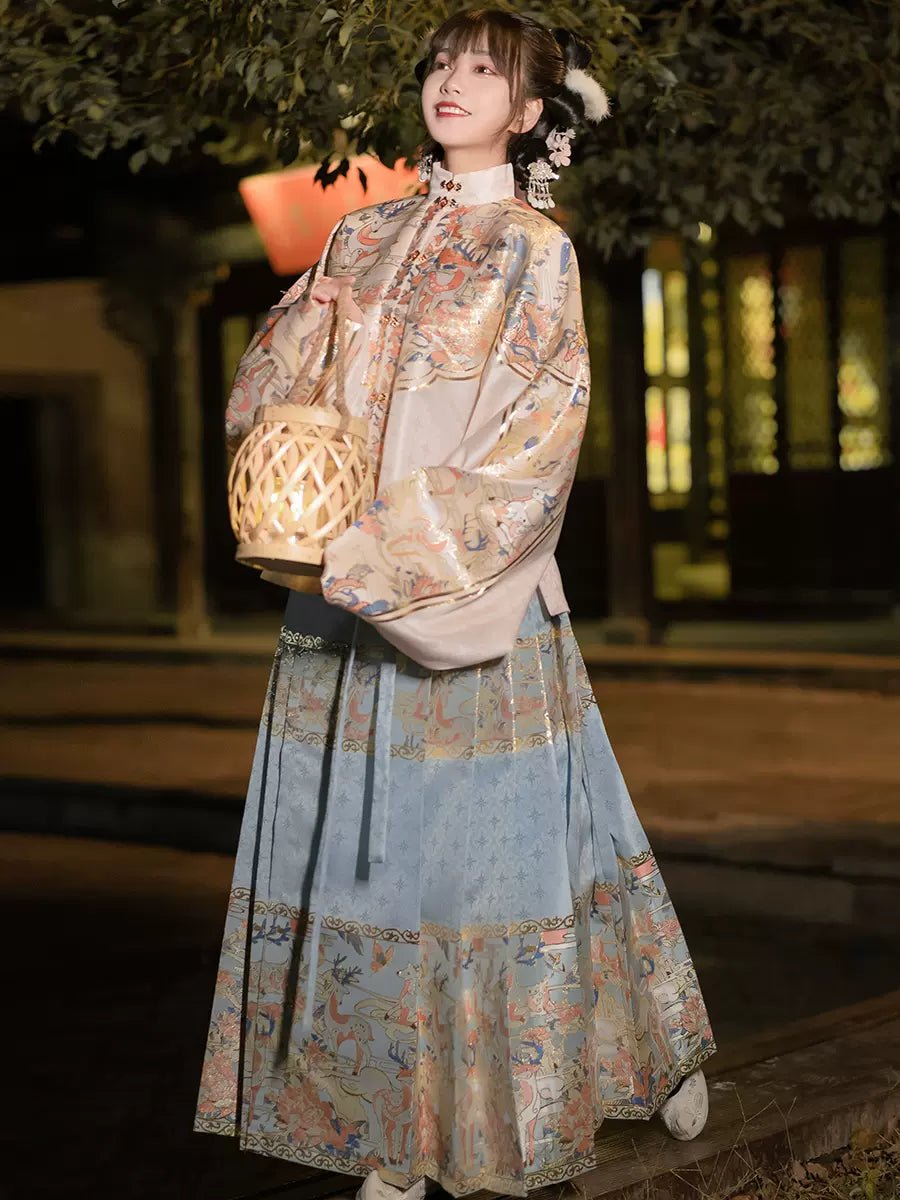 【Hanfu】Golden Radiance | Ming Style Hanfuhan fu Chinese han fu hanfu male tang dynasty clothes chinese hanfu tang dynasty outfits traditiona hanfu dress chinese hanfu chinese style dress dress fashion cheongsam dress q